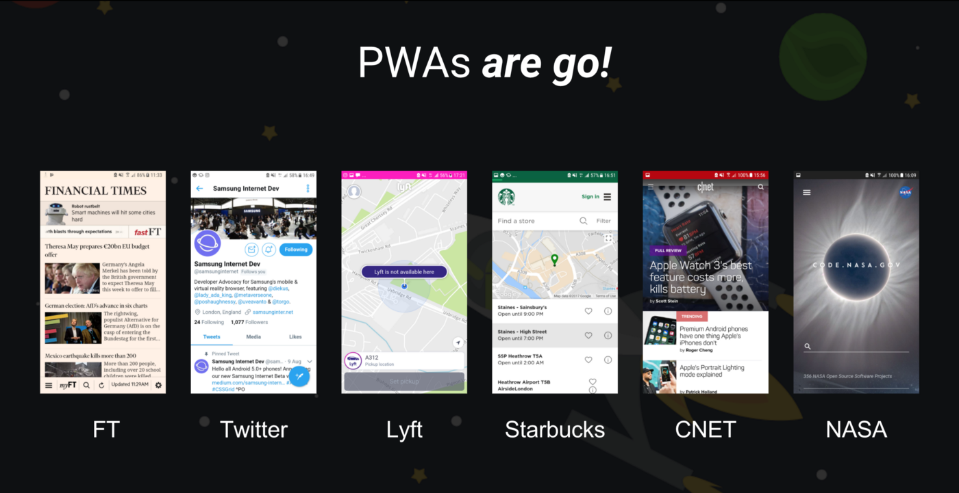 progressive web apps